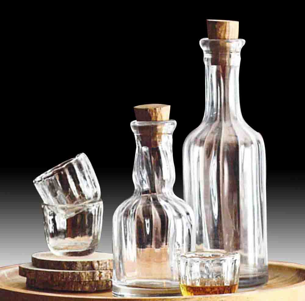 Sonoma Optic Shot Glass & Bottles-5