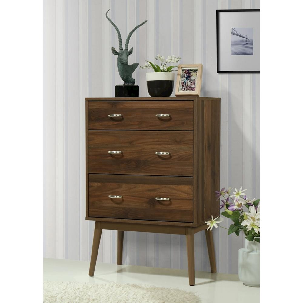 Montage Midcentury 3 Drawer Chest By 4D Concepts | Drawers | Modishstore