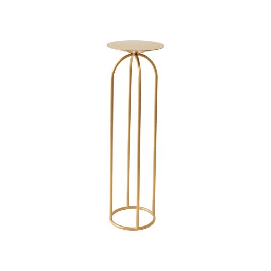Forte Plant Stand for Floral Arrangement/Gold Display Stand By Accent Decor- 2 Sizes | Stands | Modishstore - 5