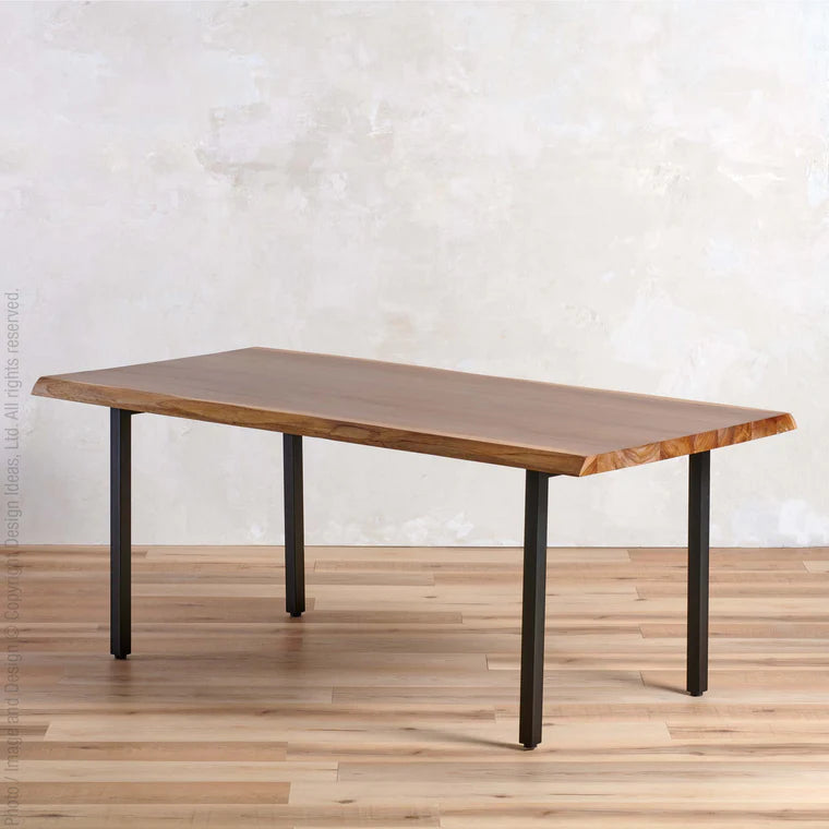 Takara Live Edge Dining Table By Texture Designideas | Dining Tables | Modishstore - 2
