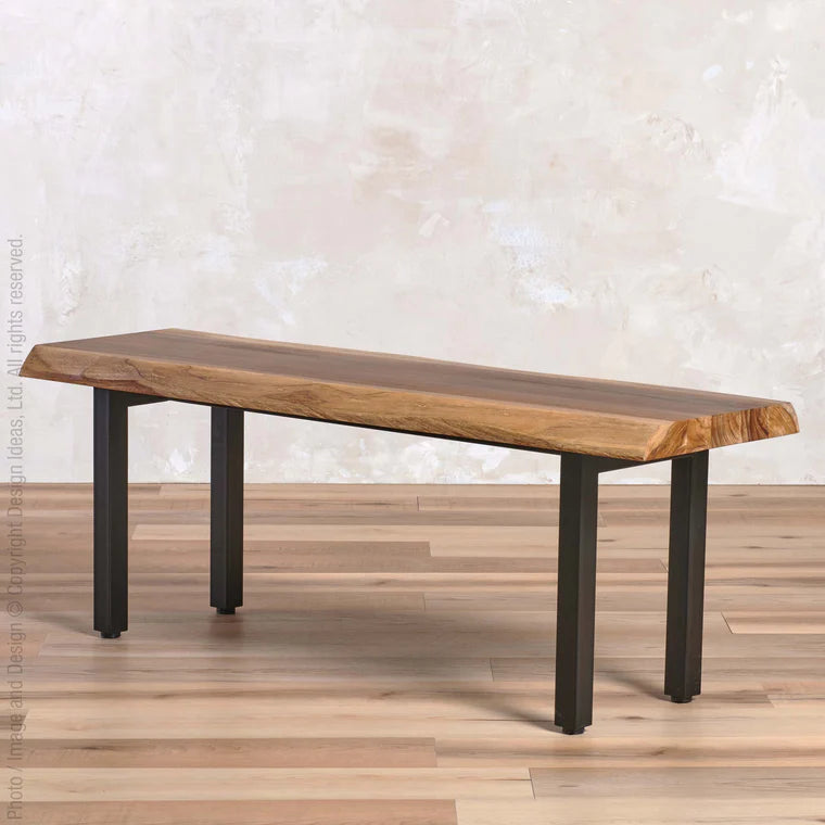 Takara Live Edge Dining Bench By Texture Designideas | Benches | Modishstore - 3