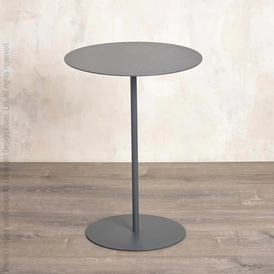 Miami Side Table-Charcoal By Texture Designideas | Side Tables | Modishstore