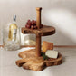 Takara Live Edge 2-Tier Riser By Texture Designideas | Trays & Pedestals | Modishstore