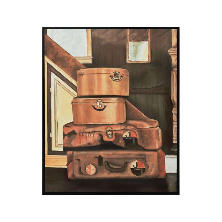 Leather Luggage ELK Home | Wall Art | Modishstore