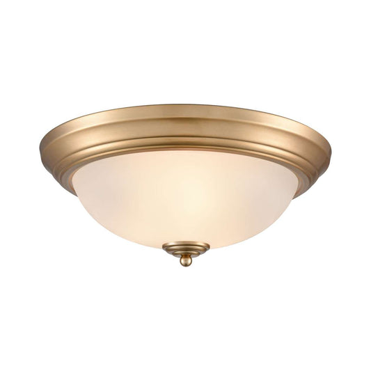 3L Flushmount in Satin Gold | Ceiling Lamps | Modishstore