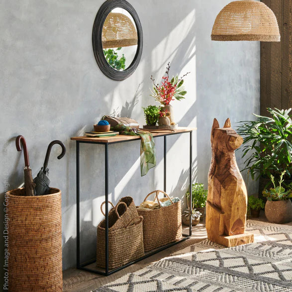 Cayman Lampshade (Black Cord) By Texture Designideas | Pendant Lamps | Modishstore