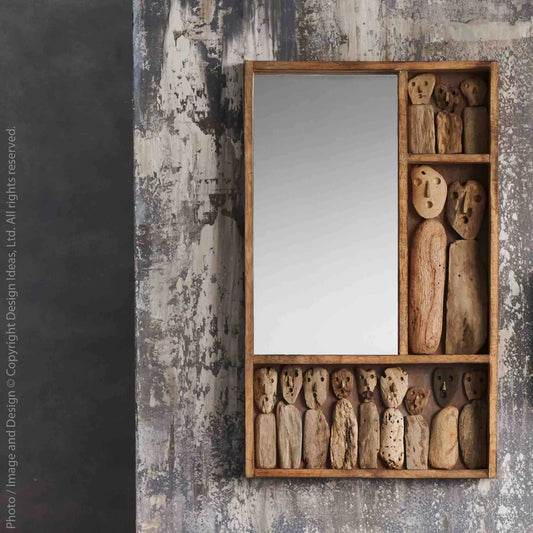 Tavu Mirror By Texture Designideas | Mirrors | Modishstore