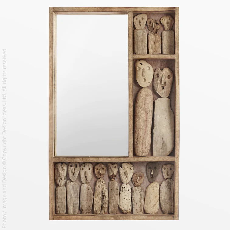 Tavu Mirror By Texture Designideas | Mirrors | Modishstore - 3