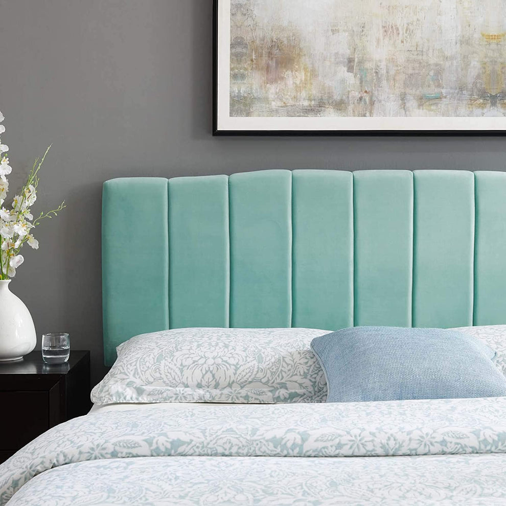 Modway Camilla Channel Tufted Full/Queen Performance Velvet Headboard - MOD-6182 | Headboards | Modishstore - 14
