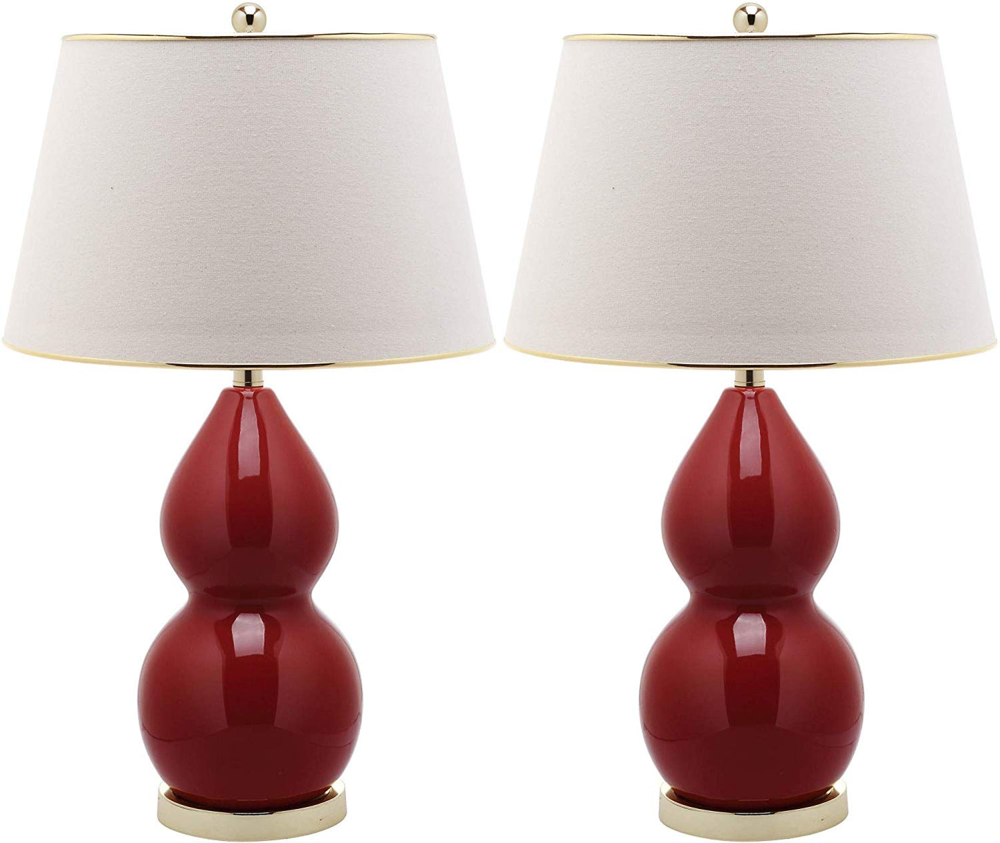 Safavieh Jill Double - Gourd Ceramic Lamp | Table Lamps |  Modishstore  - 3