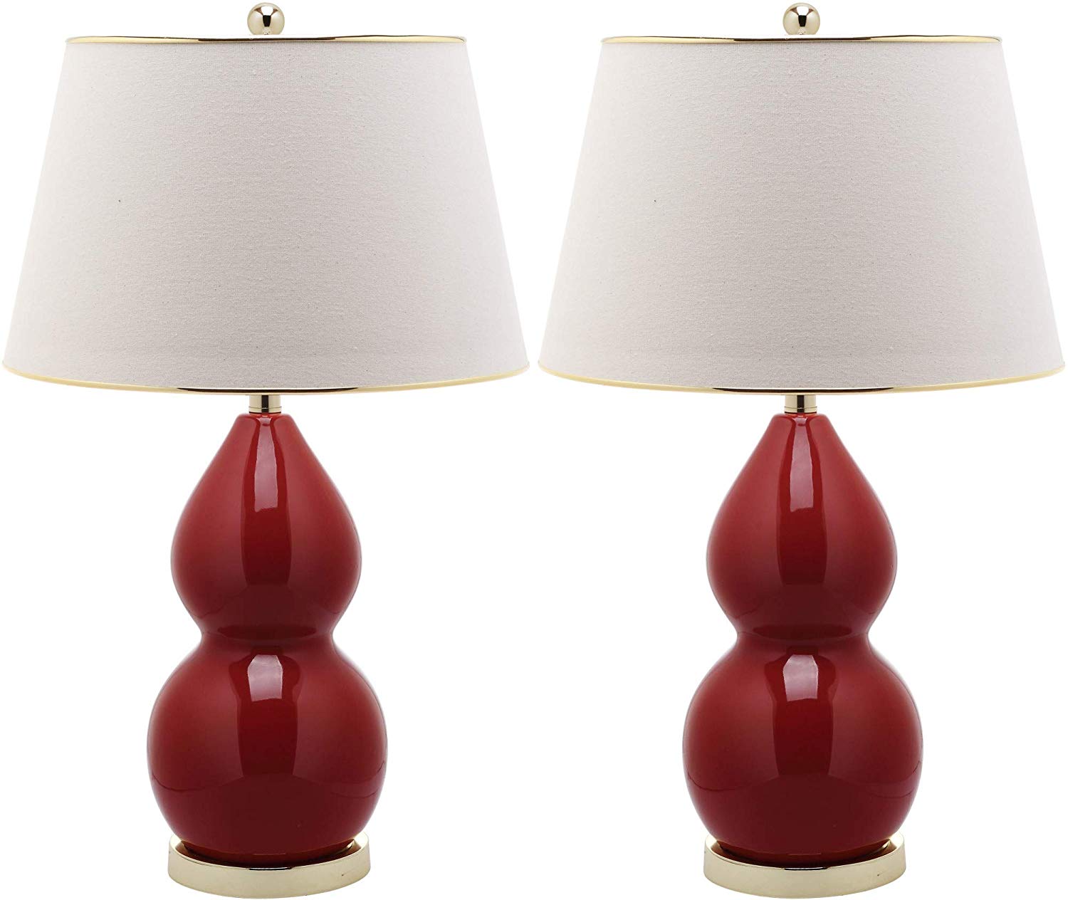 Safavieh Jill Double - Gourd Ceramic Lamp | Table Lamps |  Modishstore  - 3