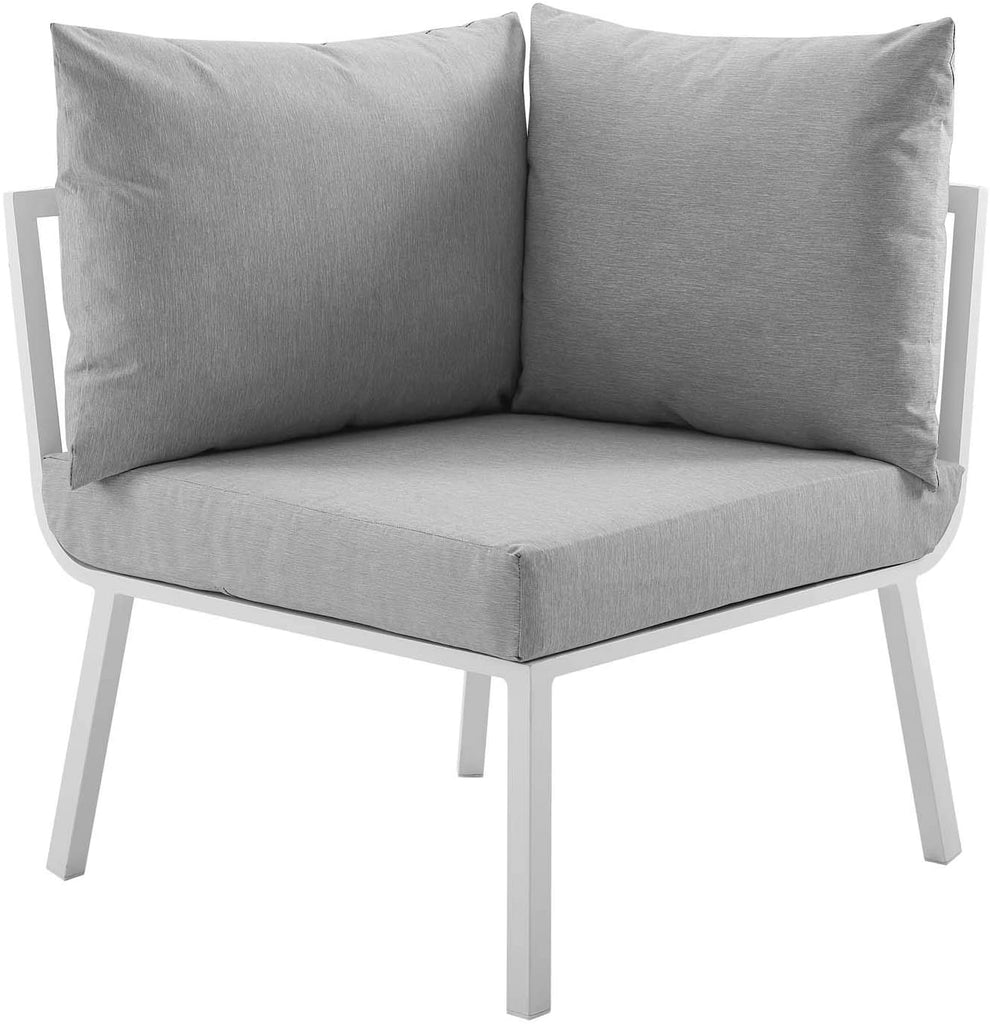 Modway Riverside 3 Piece Outdoor Patio Aluminum Sectional Sofa Set - EEI-3782 | Outdoor Sofas, Loveseats & Sectionals | Modishstore - 28