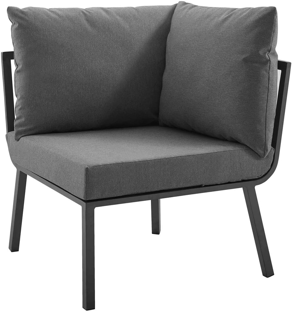 Modway Riverside 3 Piece Outdoor Patio Aluminum Sectional Sofa Set - EEI-3782 | Outdoor Sofas, Loveseats & Sectionals | Modishstore - 12