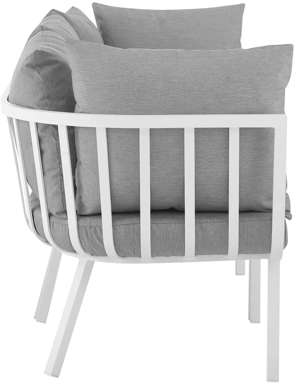 Modway Riverside 3 Piece Outdoor Patio Aluminum Sectional Sofa Set - EEI-3782 | Outdoor Sofas, Loveseats & Sectionals | Modishstore - 29