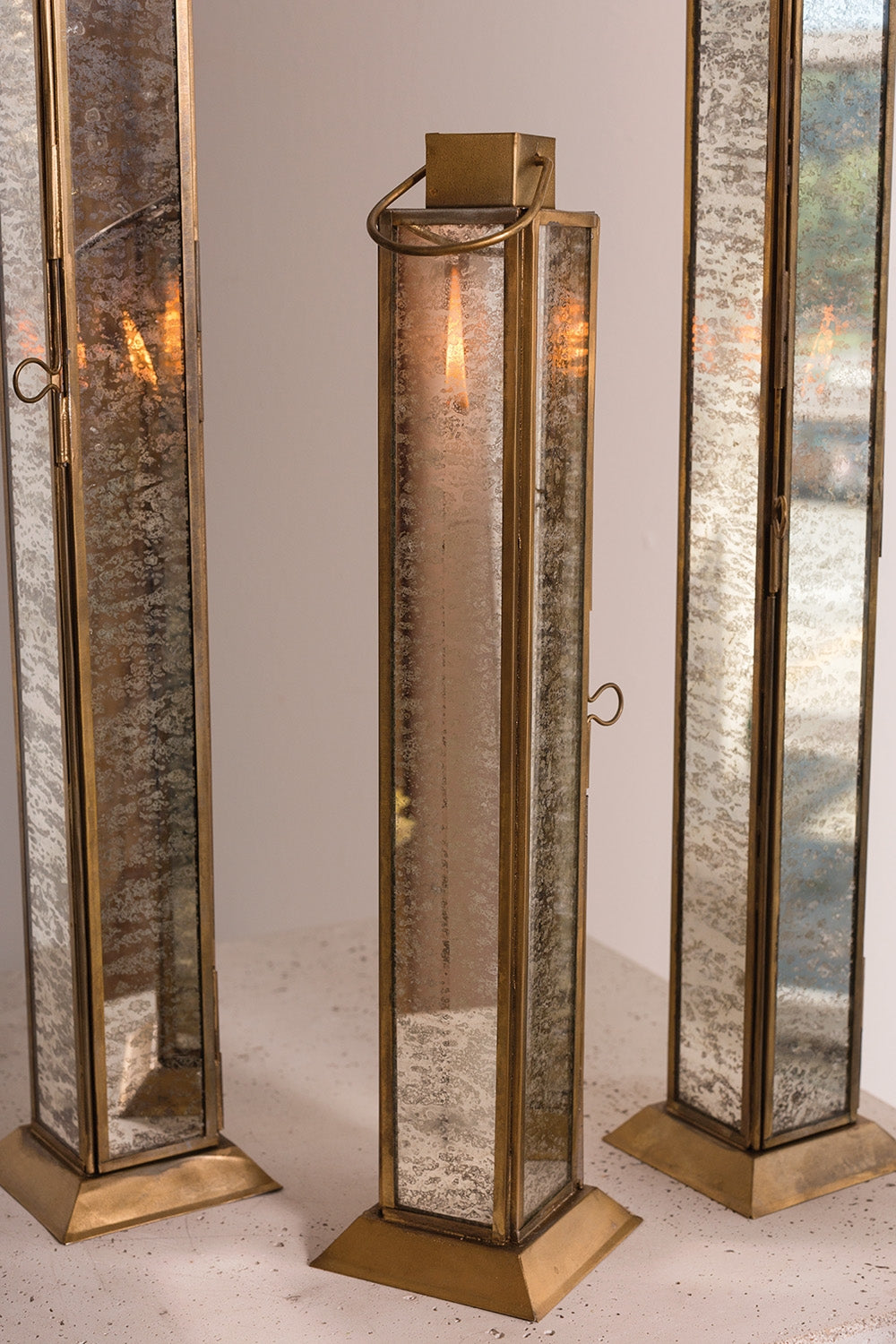 Henley Lantern Set Of 4 By Accent Decor | Candle Holders | Modishstore - 2