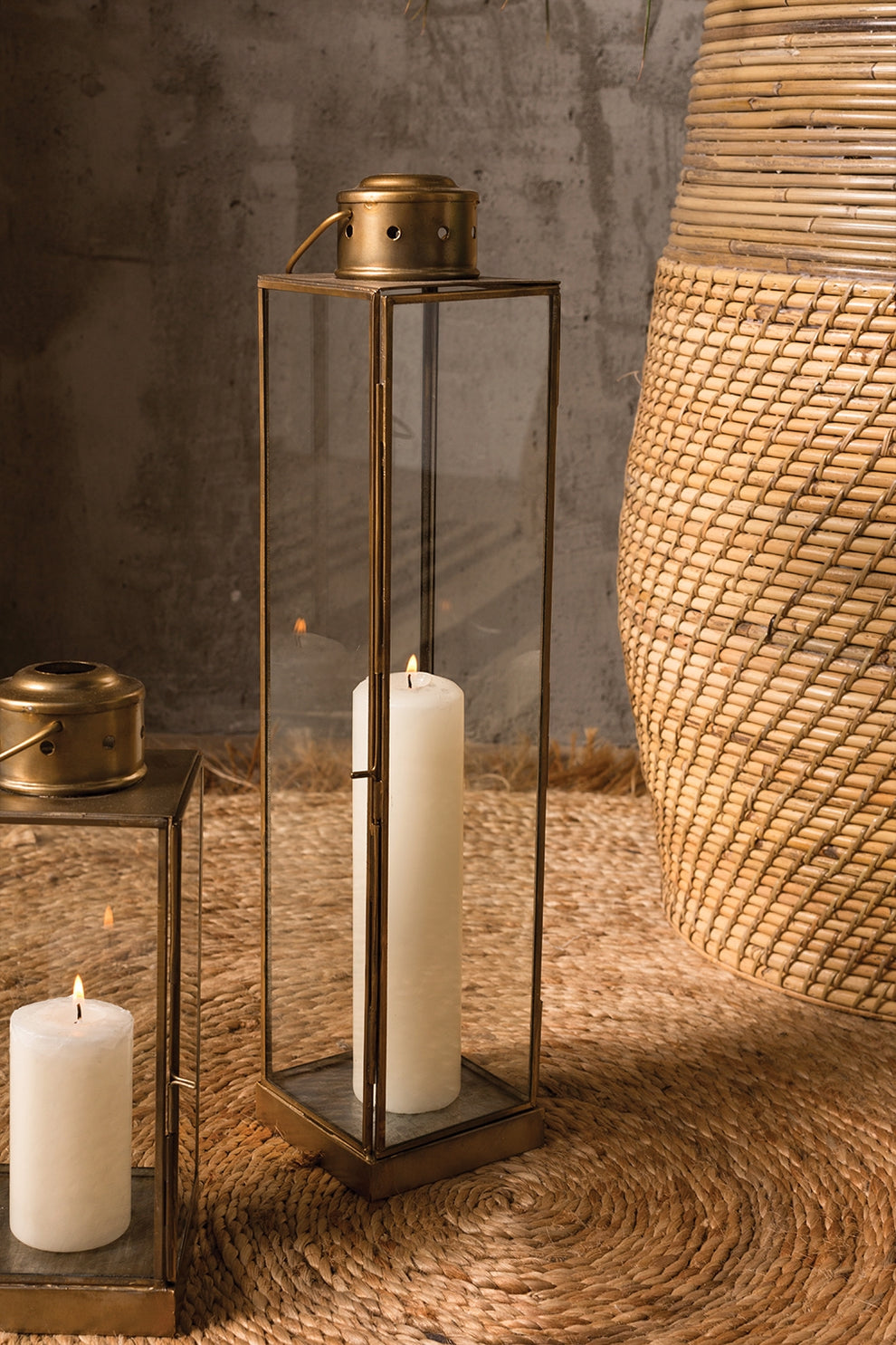 Hartman Lantern Set Of 2 By Accent Decor | Lanterns | Modishstore - 5