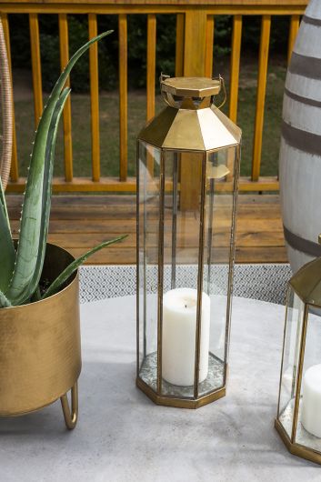 Marigold Lantern By Accent Decor | Lanterns | Modishstore - 6