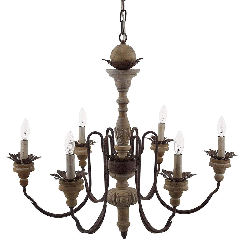 Bountiful Vintage French Pendant Ceiling Light Candelabra Chandelier By Modway - EEI-2888 | Chandeliers | Modishstore - 4