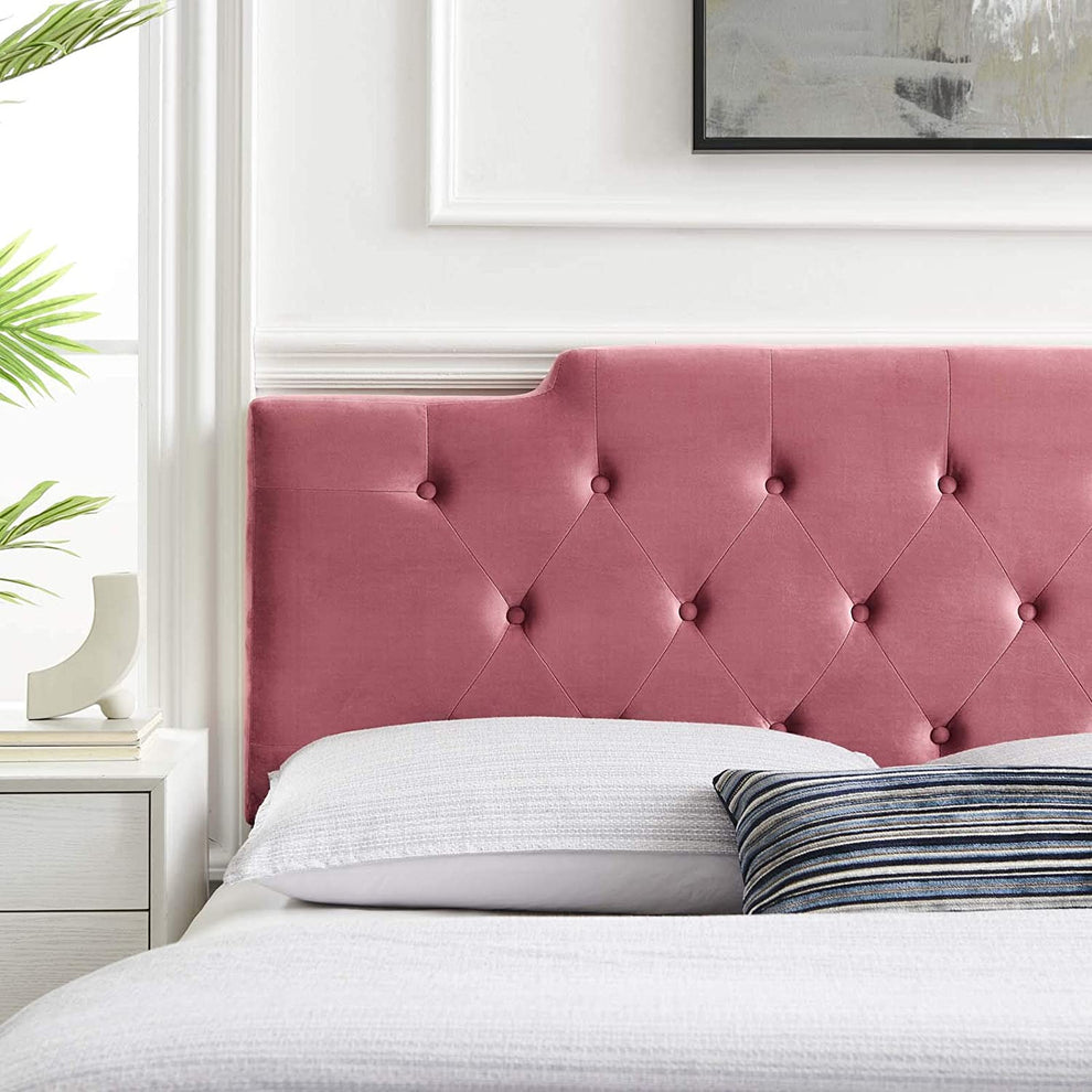 Modway Juliet Tufted Full/Queen Performance Velvet Headboard - MOD-6185 | Headboards | Modishstore - 19