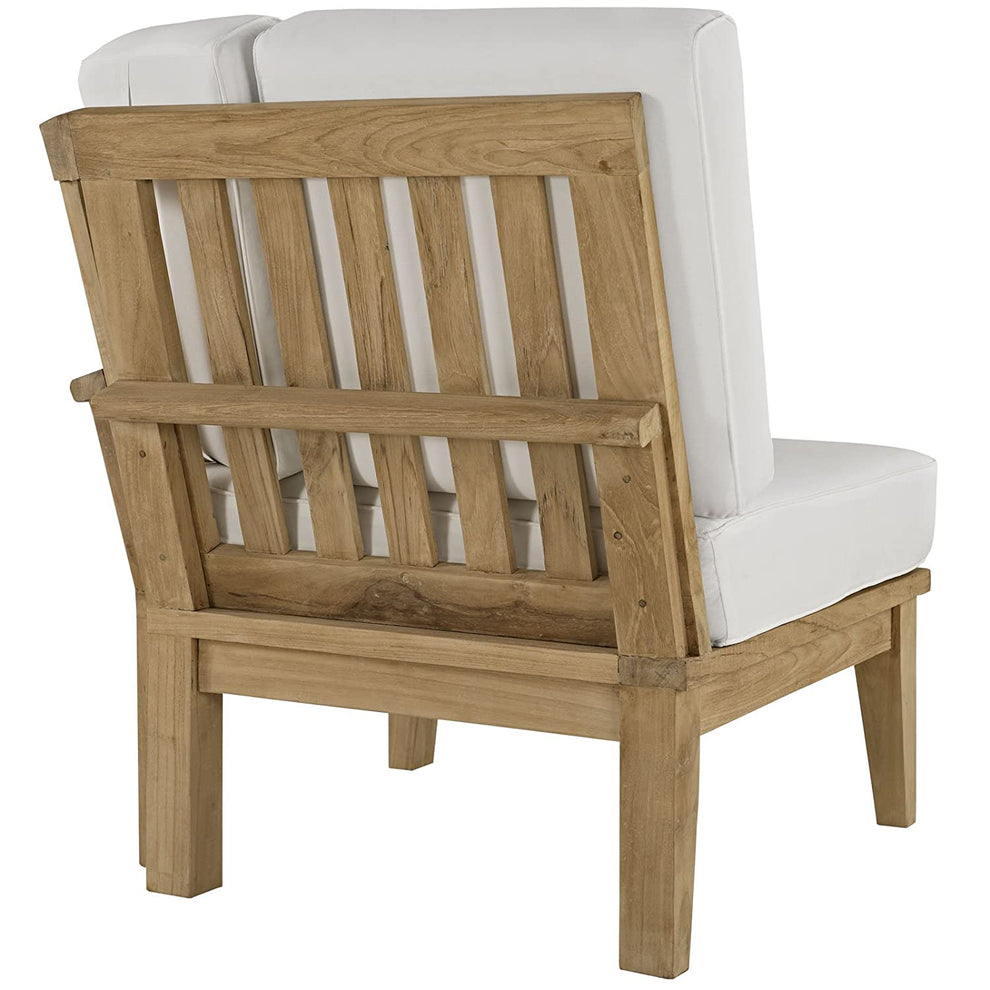 Modway Marina 6 Piece Outdoor Patio Teak Sofa Set - EEI-1816 | Outdoor Sofas, Loveseats & Sectionals | Modishstore - 6