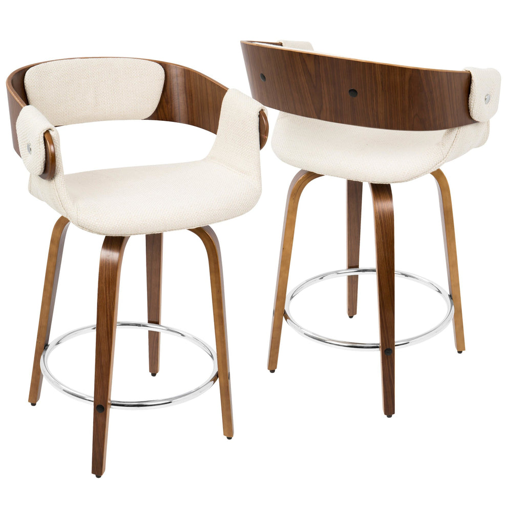 LumiSource Elisa Counter Stool - Set of 2-18