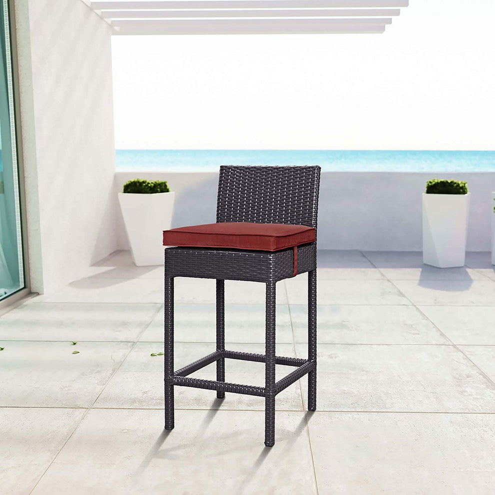 Modway Convene Outdoor Patio Bar Stool - EEI-1006 | Bar Stools | Modishstore - 18