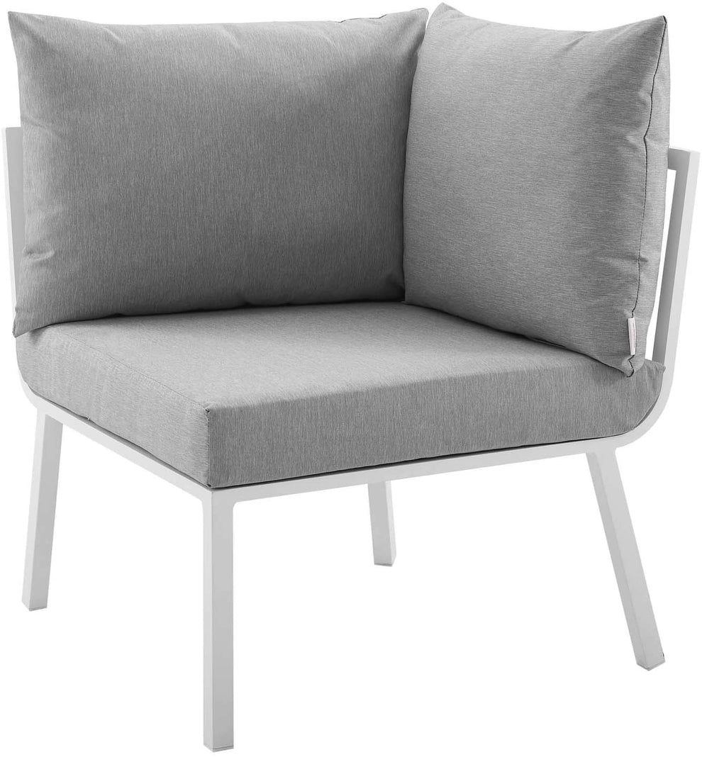 Modway Riverside 3 Piece Outdoor Patio Aluminum Sectional Sofa Set - EEI-3782 | Outdoor Sofas, Loveseats & Sectionals | Modishstore - 25