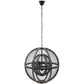 Gravitate Globe Rustic Oak Wood Pendant Light Chandelier By Modway - EEI-3271 | Chandeliers | Modishstore - 2