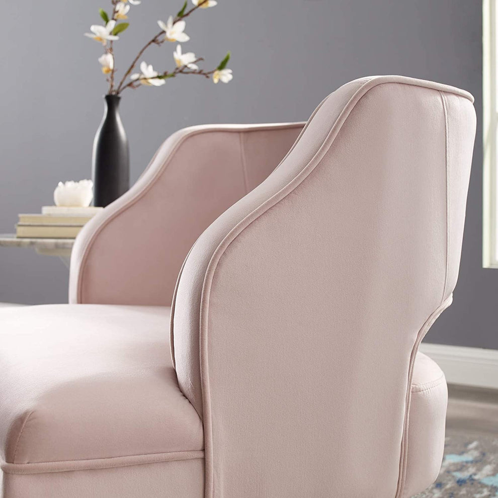 Modway Traipse Button Tufted Open Back Performance Velvet Armchair - EEI-3579 | Armchairs | Modishstore - 2