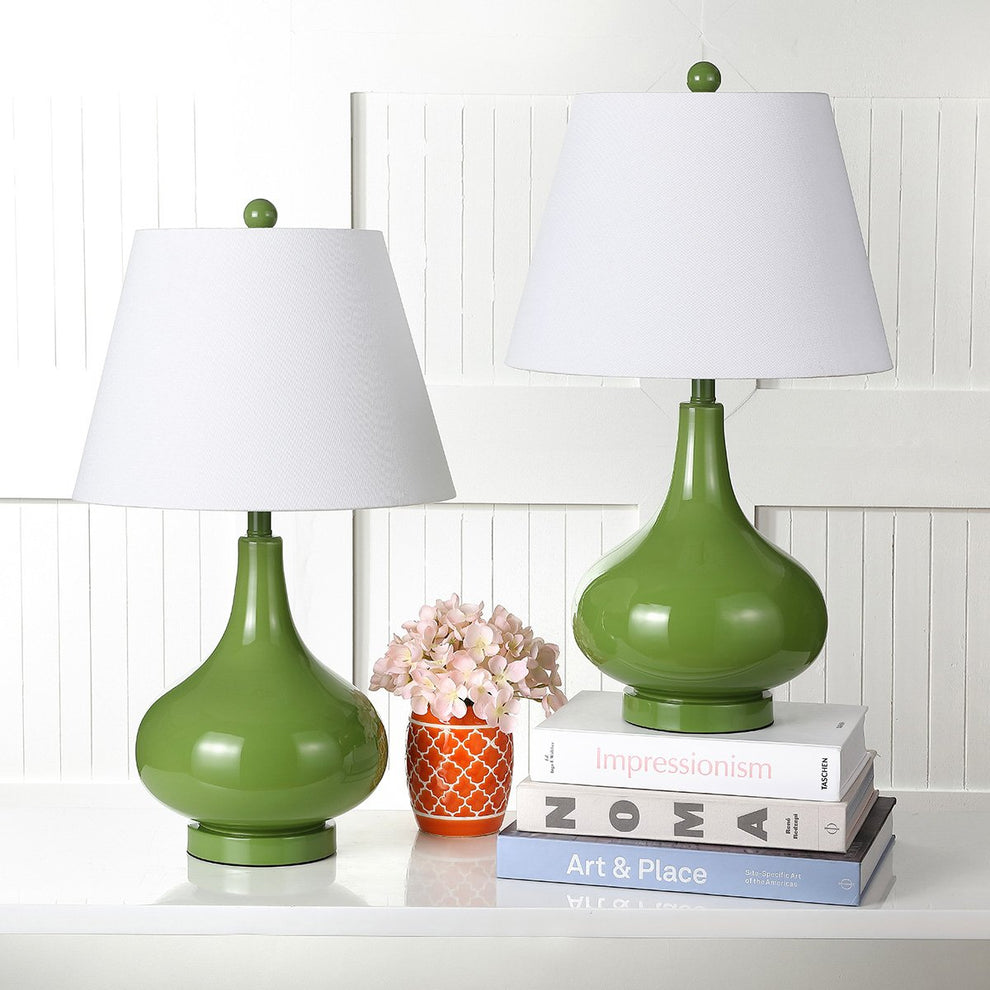 Safavieh Amy Gourd Glass Lamp | Table Lamps | Modishstore - 7