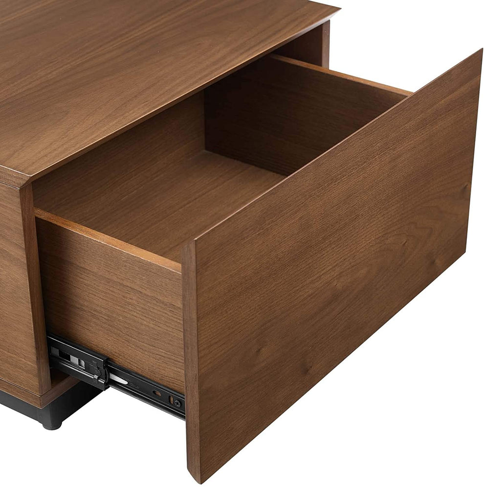 Modway Caima 4-Piece Bedroom Set in Walnut - MOD-6296 | Bedroom Sets | Modishstore - 6