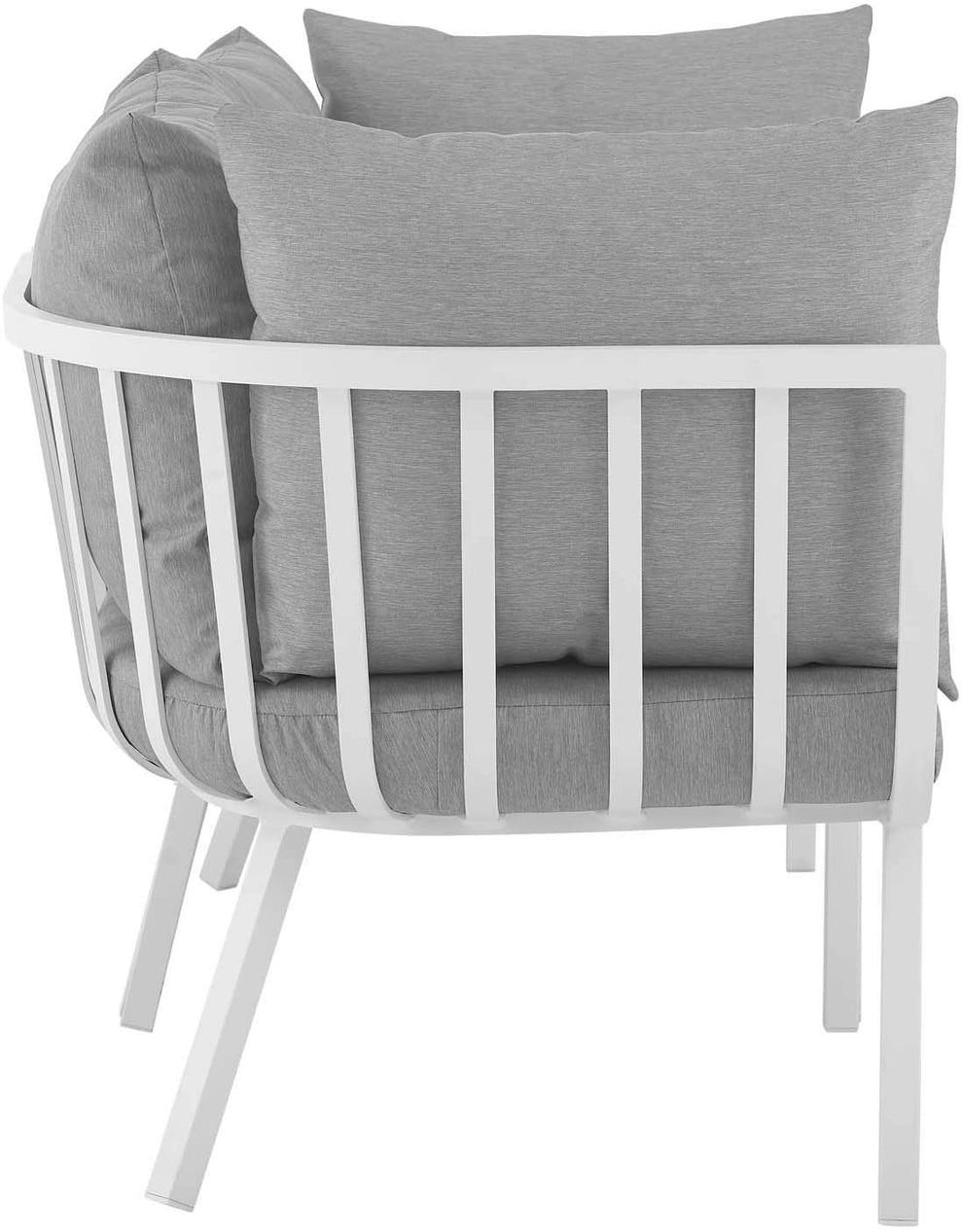 Modway Riverside 2 Piece Outdoor Patio Aluminum Sectional Sofa Set - EEI-3781 | Outdoor Sofas, Loveseats & Sectionals | Modishstore - 37