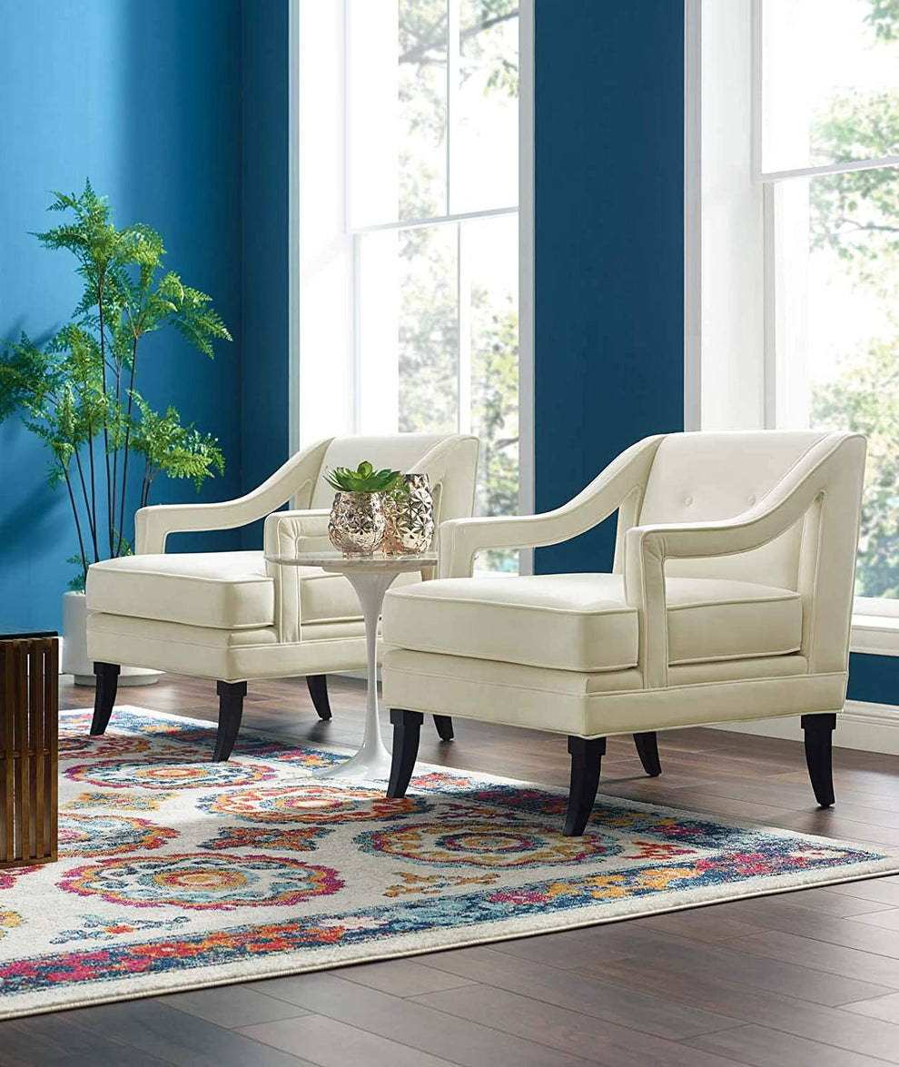 Concur Living Room Set Performance Velvet Set of 2 Modway - EEI-4026 | Armchairs | Modishstore - 1