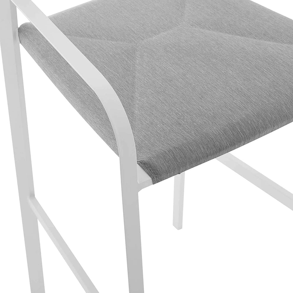 Modway Raleigh Outdoor Patio Aluminum Bar Stool Set of 2 - EEI-3963 | Bar Stools | Modishstore - 14