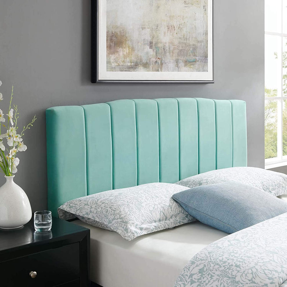 Modway Camilla Channel Tufted Full/Queen Performance Velvet Headboard - MOD-6182 | Headboards | Modishstore - 18