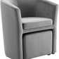 Modway Divulge Performance Velvet Arm Chair and Ottoman Set - EEI-3607 | Armchairs | Modishstore - 20