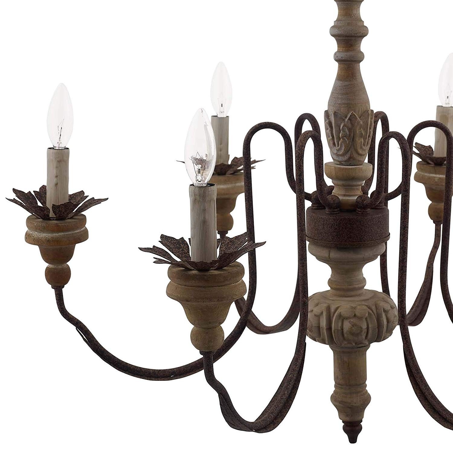 Modway Bountiful Vintage French Pendant Ceiling Light Candelabra Chandelier | Chandeliers | Modishstore-2