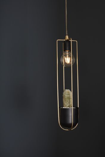 Kol Acrobatic Hanging Planter with Spot Light By Accent Decor | Planters, Troughs & Cachepots | Modishstore - 4