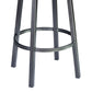 Titana 30" Barstool in Mineral finish with Bandero Tobacco upholstery By Armen Living | Bar Stools | Modishstore - 3