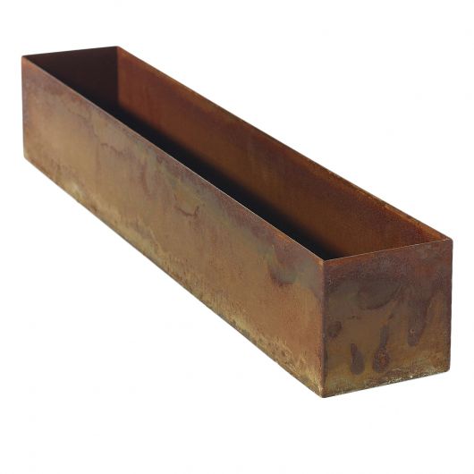 Galveston Distressed Metal Rectangular Planter Set Of 4 By Accent Decor | Planters, Troughs & Cachepots | Modishstore - 11