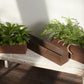 Galveston Distressed Metal Rectangular Planter Set Of 4 By Accent Decor | Planters, Troughs & Cachepots | Modishstore - 8