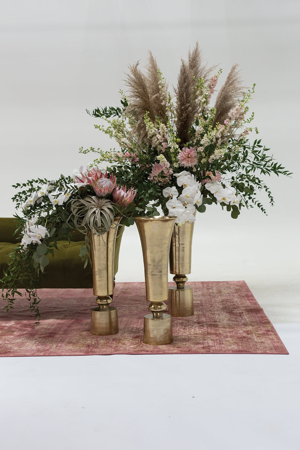 Saxon Vase Set Of 2 By Accent Decor | Vases | Modishstore