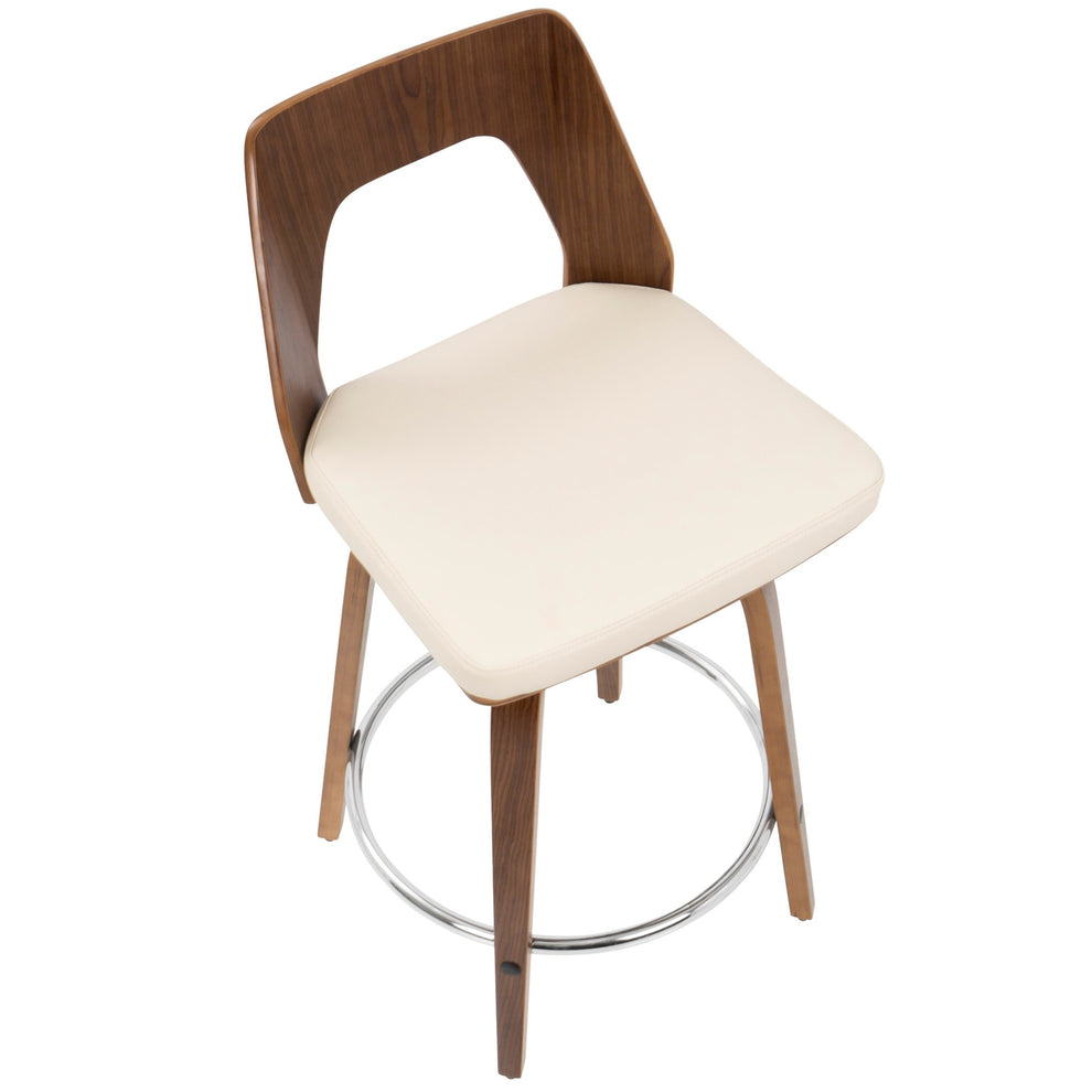 LumiSource Trilogy 24" Counter Stool - Set of 2-10
