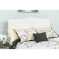 Cambridge Tufted Upholstered Queen Size Headboard In White Fabric By Flash Furniture | Headboards | Modishstore - 1