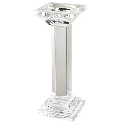 A&B Home Leon Crystal Pillar Candle Holder - Set Of 2 | Candle Holders | Modishstore