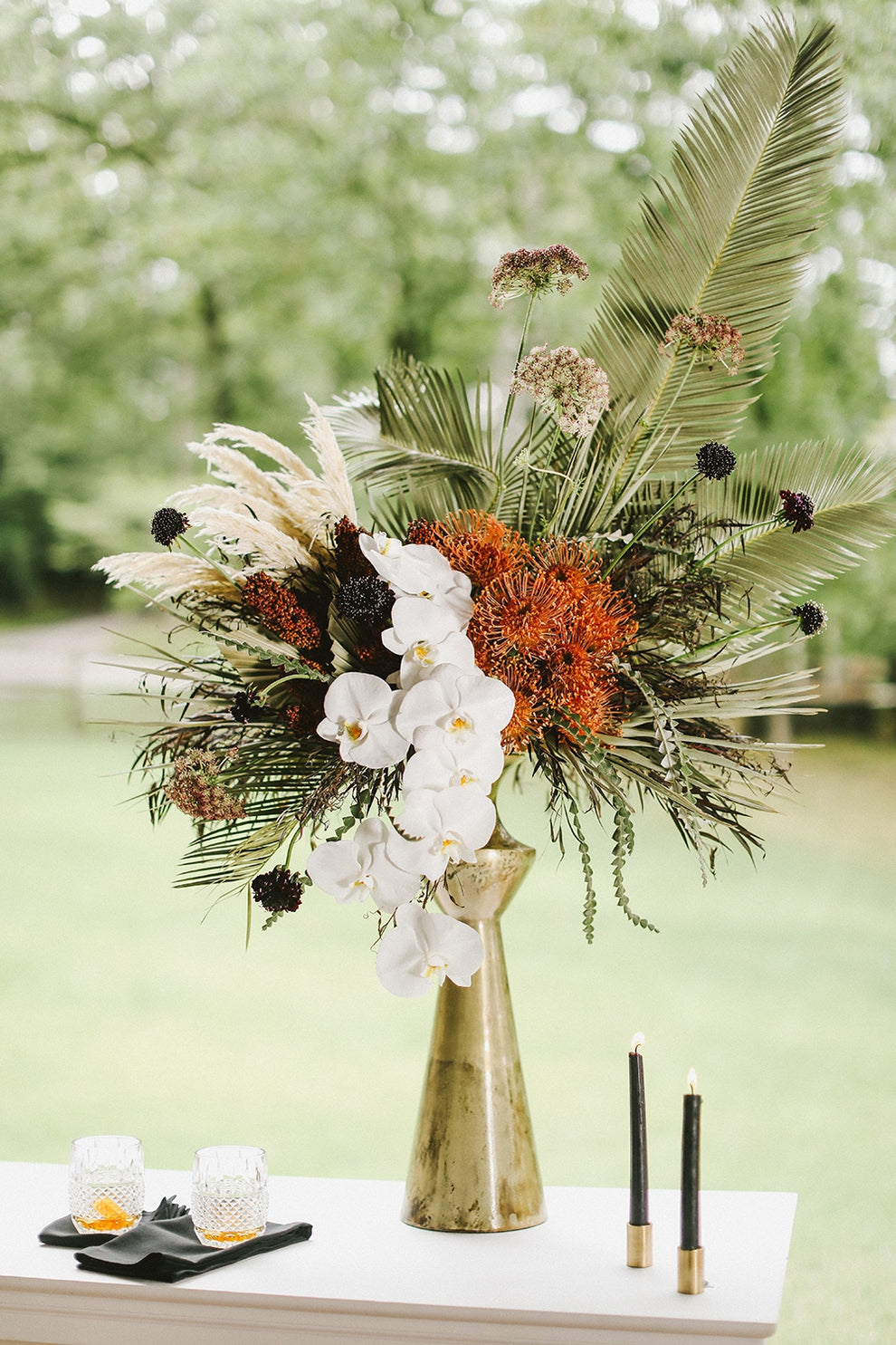Regalia Stand Floral Arrangements By Accent Decor | Stands | Modishstore - 1
