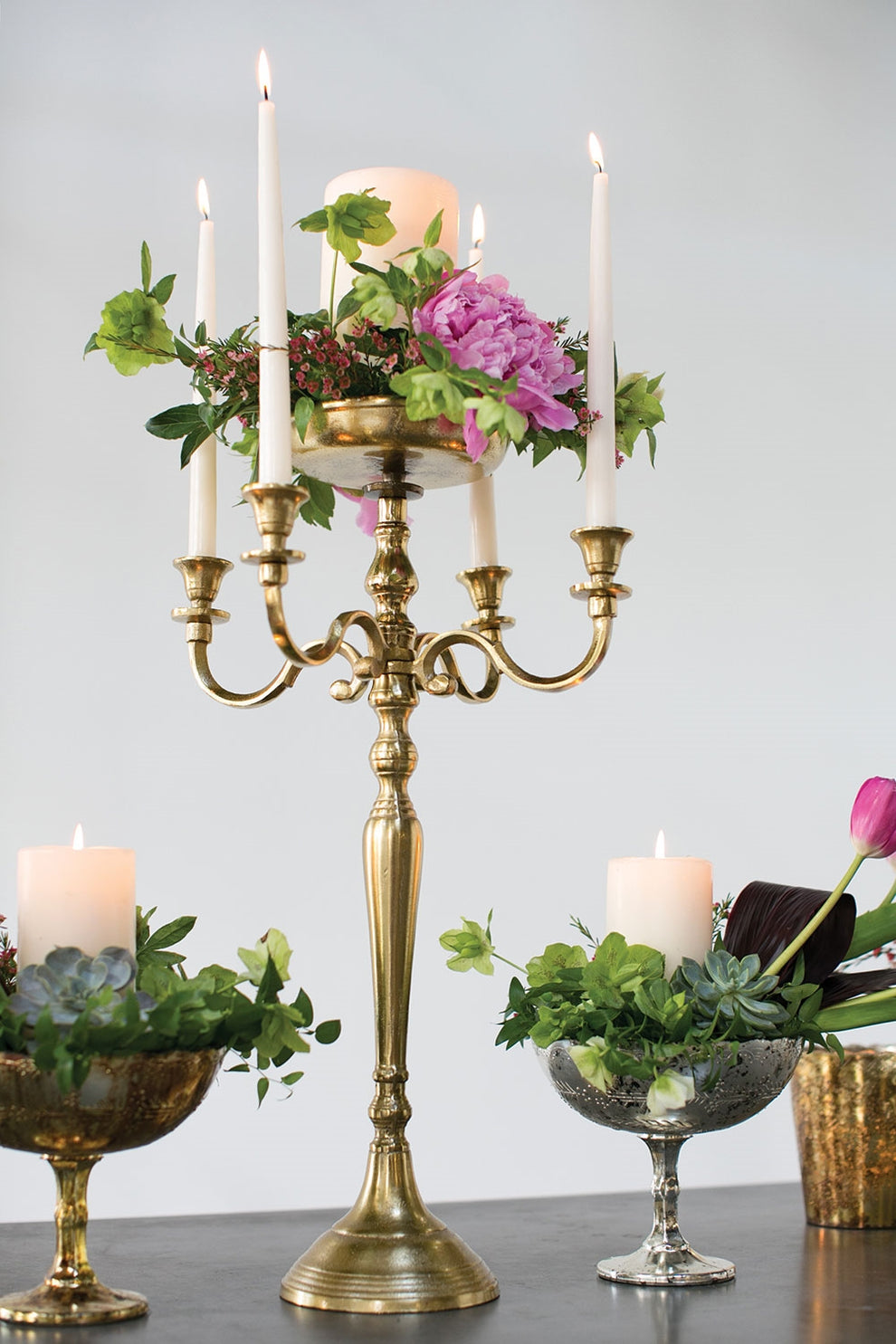 Moretti Candelabra By Accent Decor | Candle Holders | Modishstore - 3