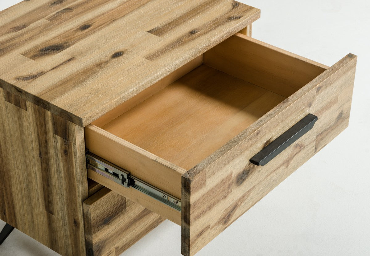 Vig Furniture Modrest Sala Modern Light Wood Dresser & Mirror Set | Modishstore | Dressers-4