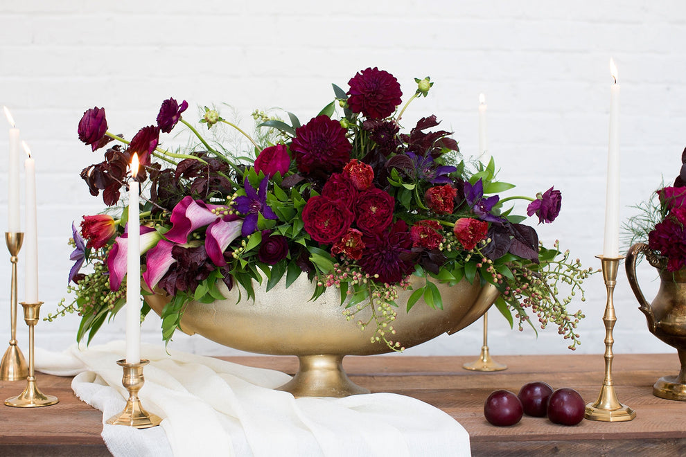 Bentley Bowl Floral Arrangements By Accent Decor | Planters, Troughs & Cachepots | Modishstore - 1
