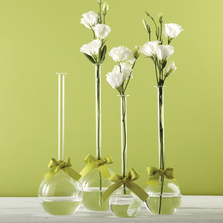 Two's Company Sleek & Chic Bubbles Vases, Set/4